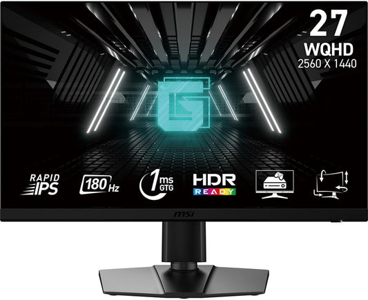 MSI G272QPF E2 27 Rapid IPS QHD 2560x1440 16:9 1ms 180Hz 2xHDMI DP Vente au détail