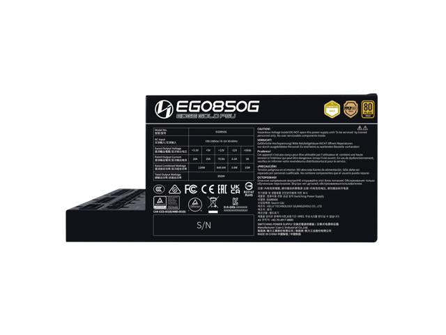 Lian-Li PS Edge Gold 850 Black 850W 80+ Gold Full Modular ATX