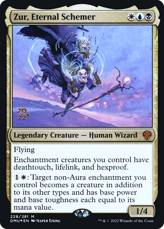 Zur, Eternal Schemer (PRE-228S) - Dominaria United Promos Foil