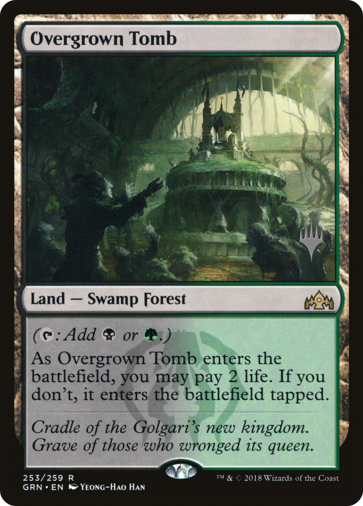 Overgrown Tomb (PPELD-253) - Guilds of Ravnica Promos
