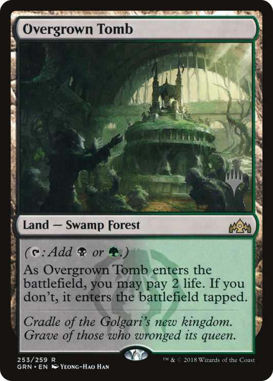 Overgrown Tomb (PPELD-253) - Guilds of Ravnica Promos
