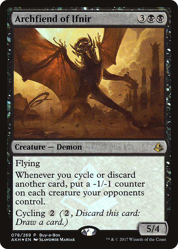 Archfiend of Ifnir (BABP-078) - Amonkhet Promos Foil