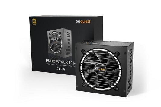 be quiet! BN504 750W PURE POWER 12M ATX3.0 80 Plus Gold Modular Cable