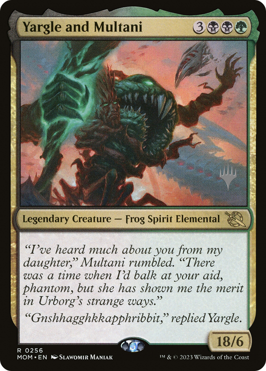 Yargle and Multani (PPMOM-256P) - March of the Machine Promos Foil