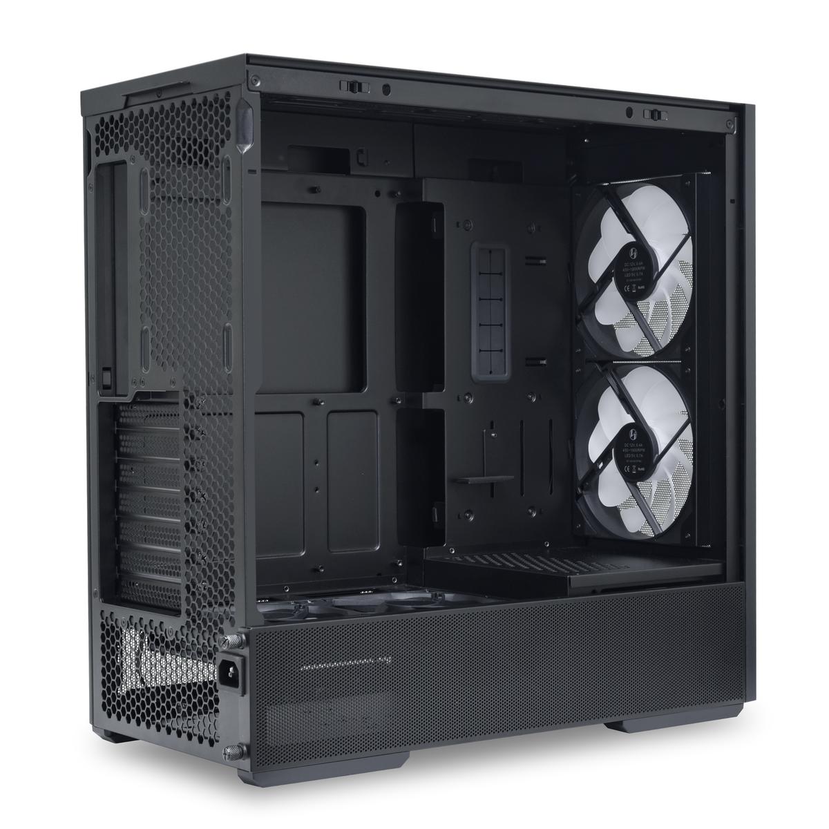 Lian-Li LANCOOL 207 Black Mid Tower TG 2x3.5HDD or 2.5SSD Black