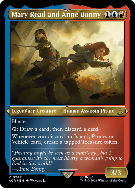 Mary Read and Anne Bonny (ACR-242) - Assassin's Creed Etched Foil