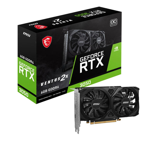 MSI GeForce RTX 3050 VENTUS 2X 6G OC GDDR6 PCI-E4.0x8