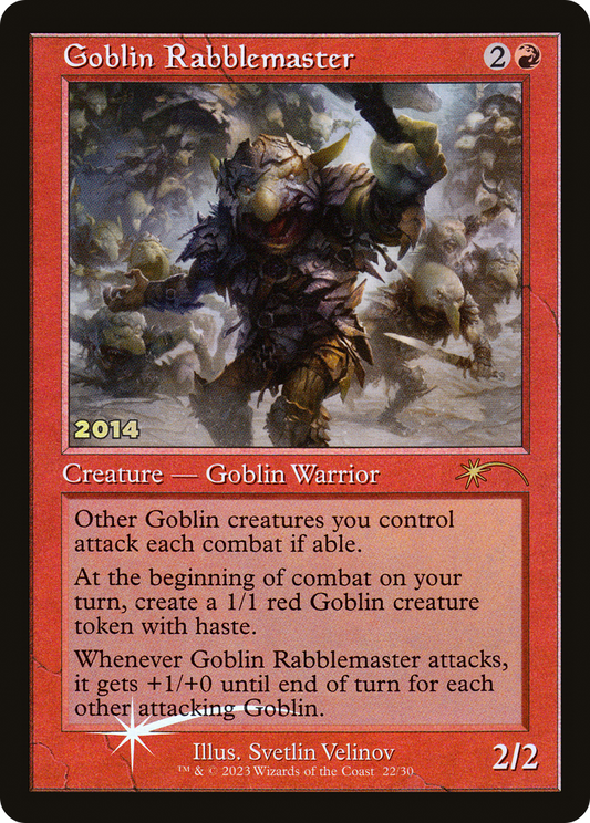 Goblin Rabblemaster (30A-P-022) - 30th Anniversary Play Promos Foil