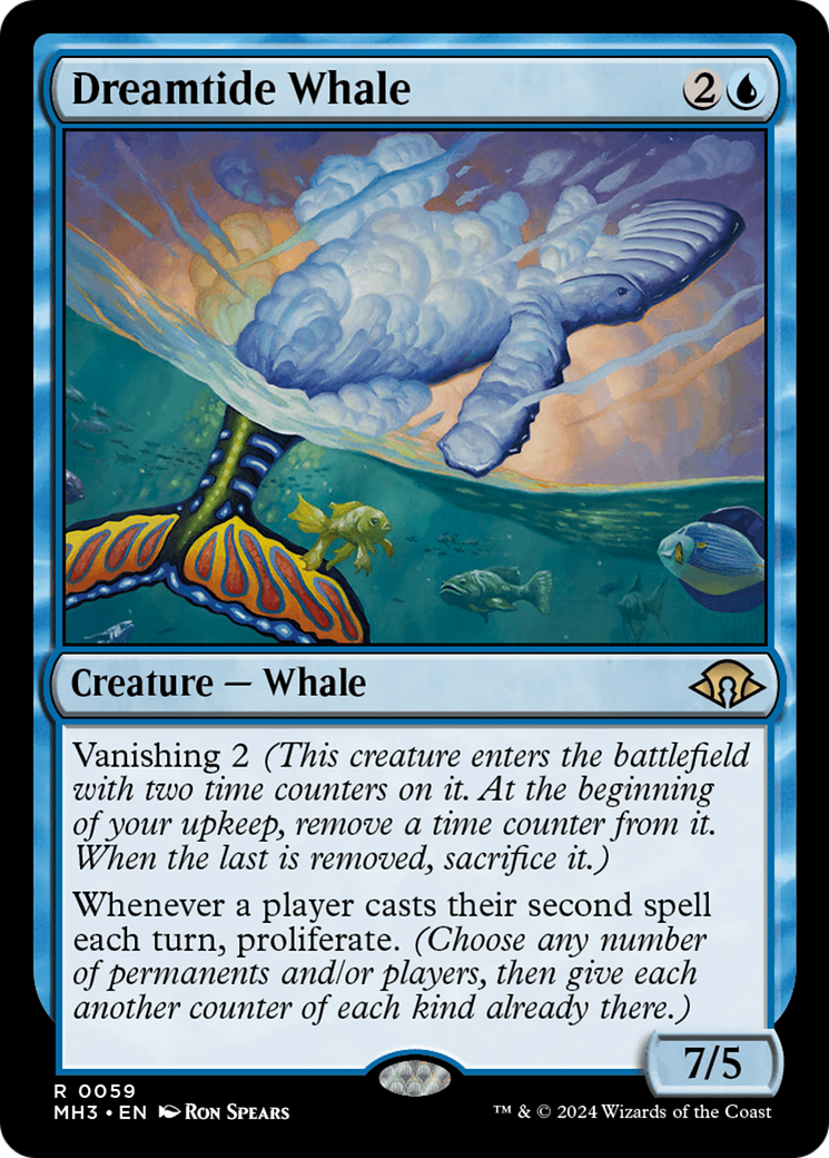 Dreamtide Whale (MH3-059) - Modern Horizons 3 Foil