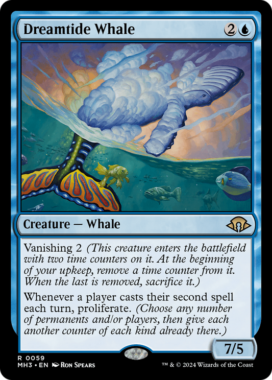 Dreamtide Whale (MH3-059) - Modern Horizons 3 Foil
