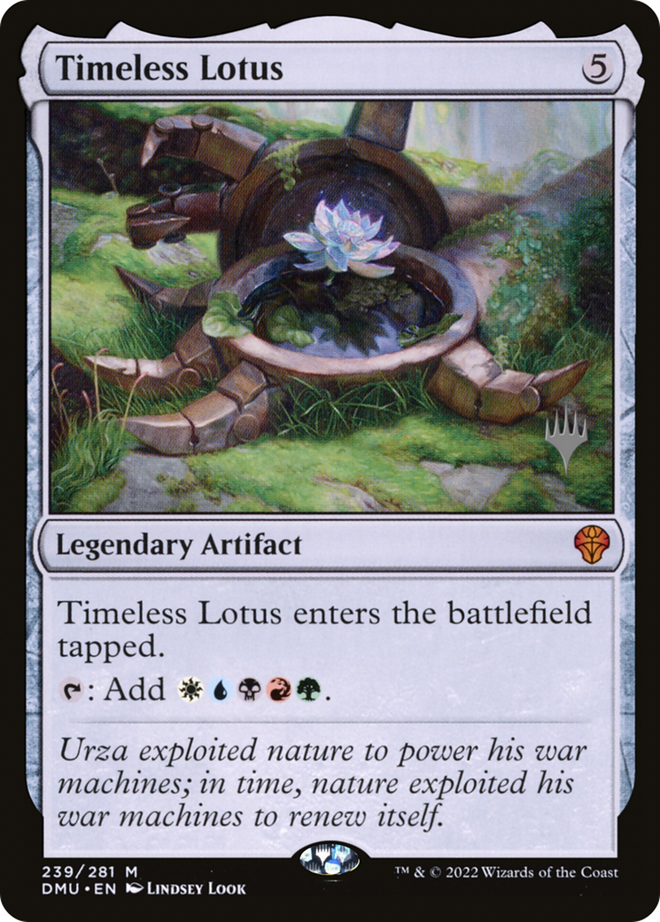 Timeless Lotus (PPDMU-239P) - Dominaria United Promos Foil