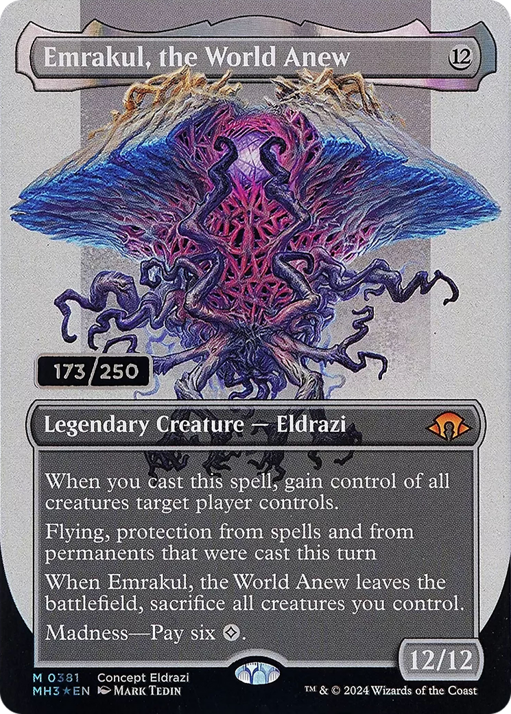 Emrakul, the World Anew (MH3-381Z) - Modern Horizons 3 (Borderless) Foil