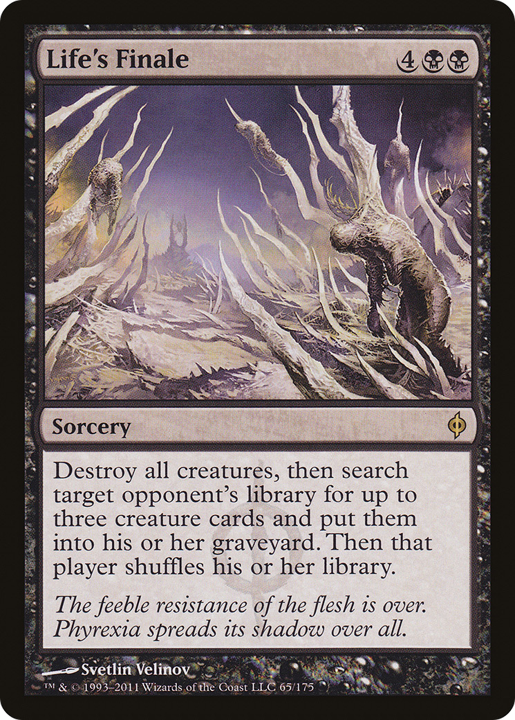 Life's Finale (NPH-065) - New Phyrexia Foil