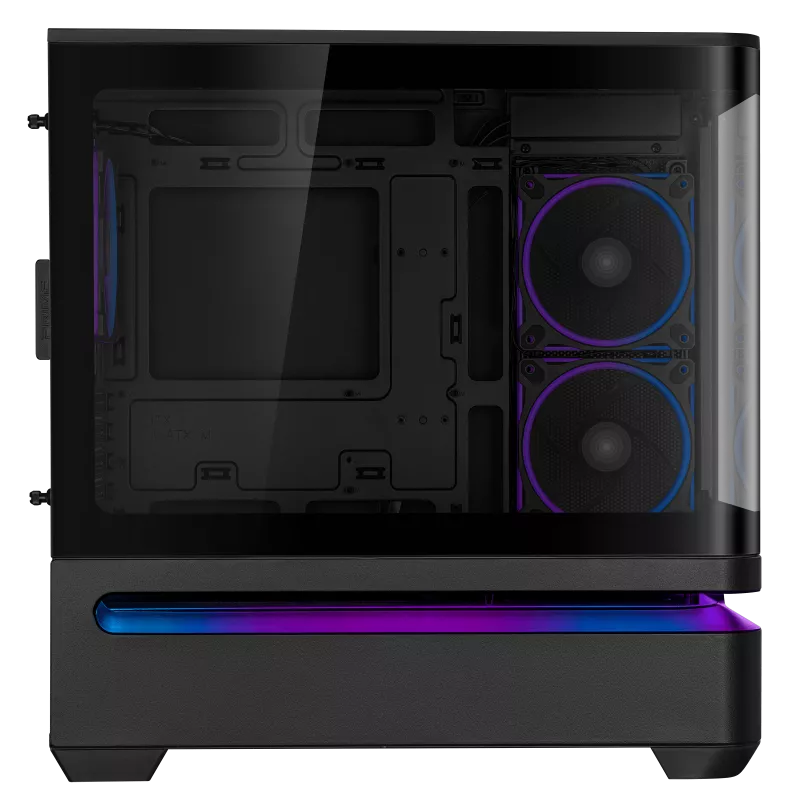 Asus Case PRIME AP202 TG ARGB BLACK Mid-Tower mATX fully curved
