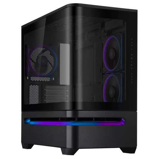 Asus Case PRIME AP202 TG ARGB BLACK Mid-Tower mATX fully curved