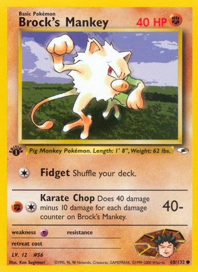 Brock's Mankey [GYM1 - 68]