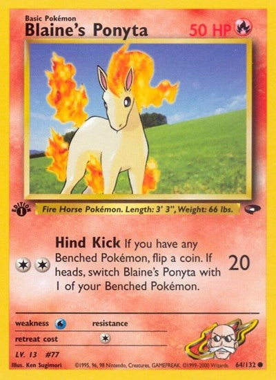 Blaine's Ponyta [GYM2 - 64]