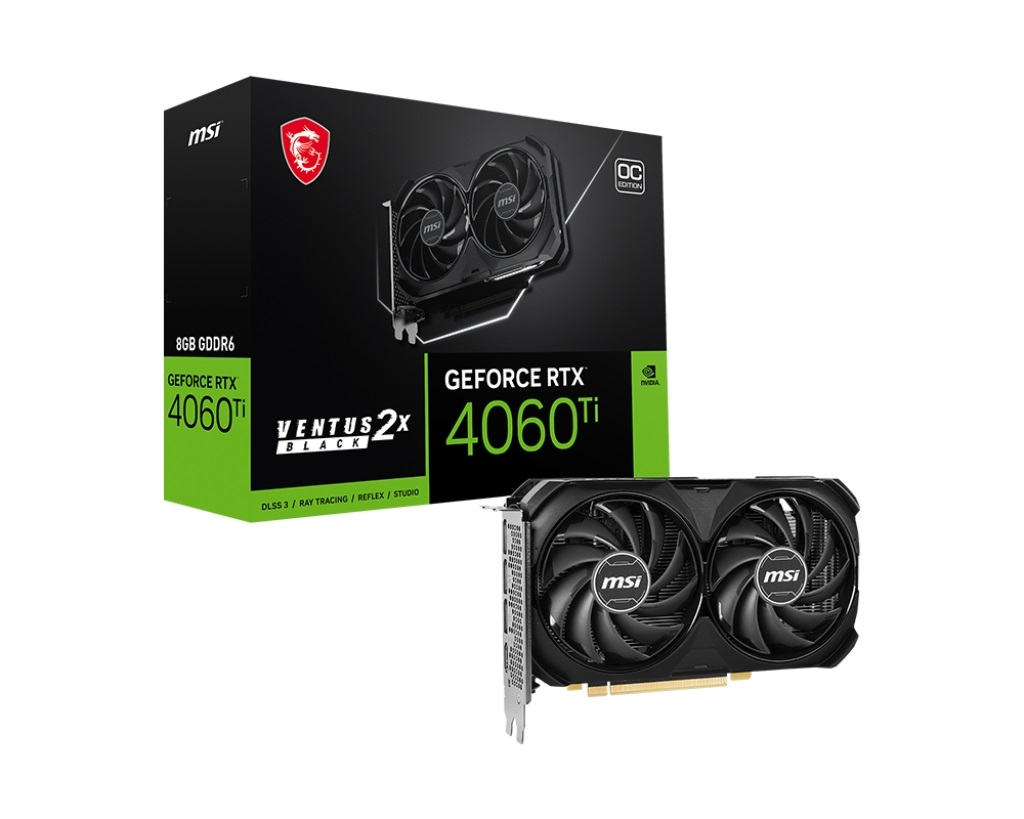 MSI GeForce RTX 4060 VENTUS 2X BLACK 8G OC