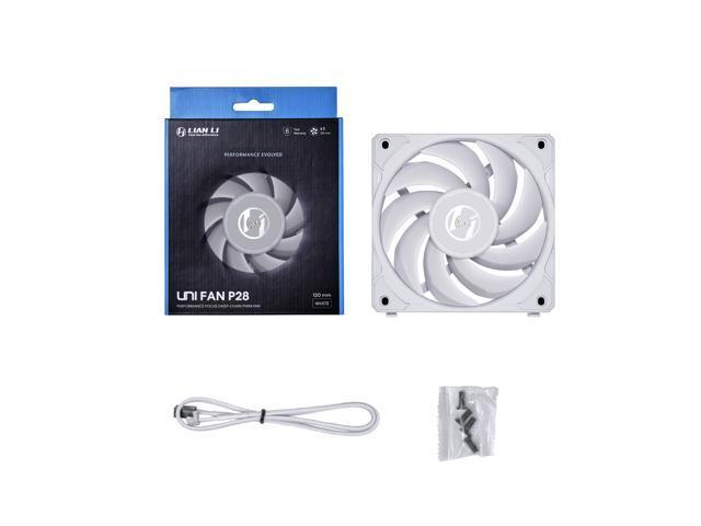 Lian-Li Fan 120x120x28 Ventilateur blanc Ventilateur unique au détail