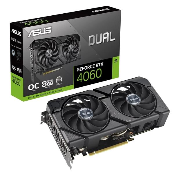 ASUS VCX DUAL GeForce RTX 4060 EVO OC 8GB GDDR6 128B