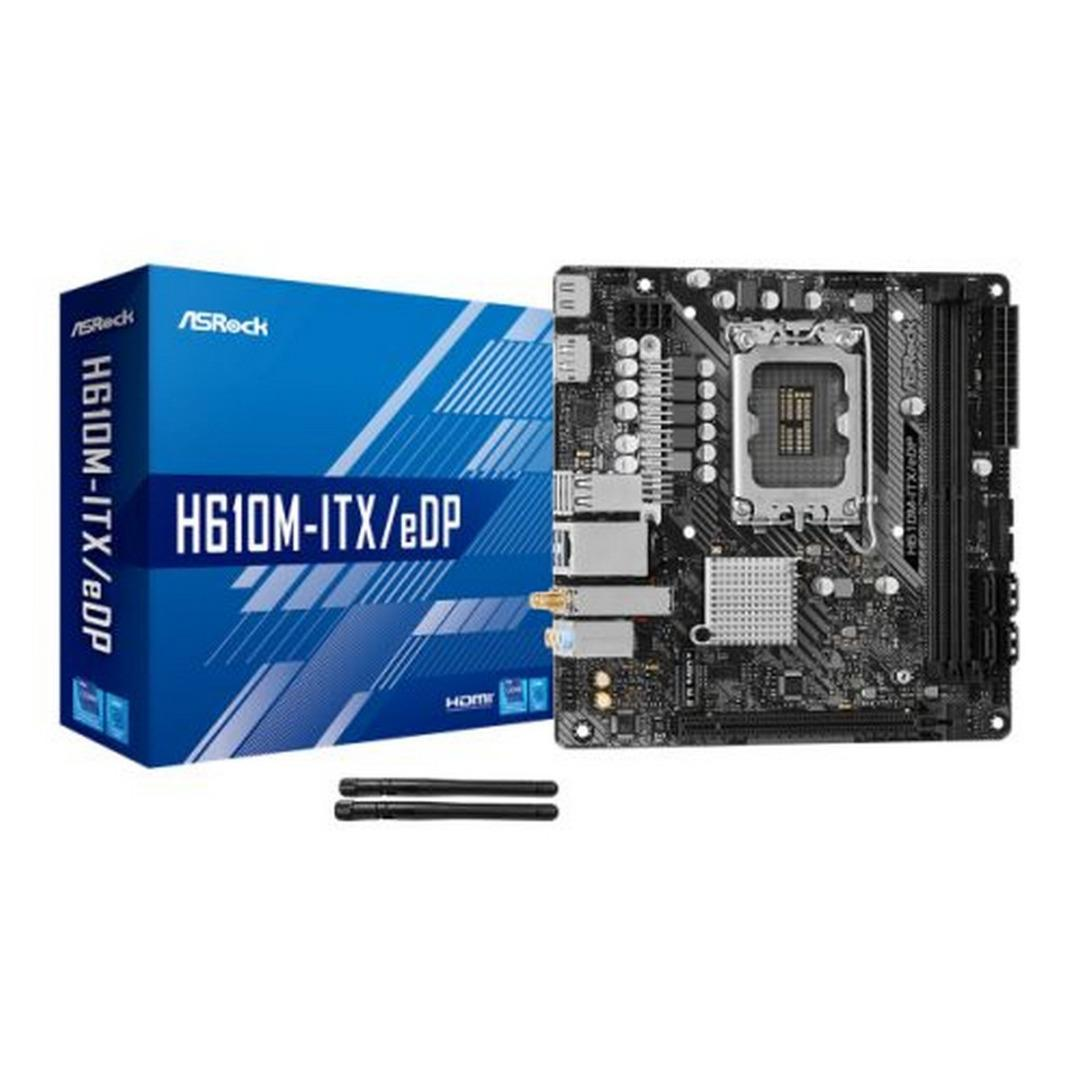 ASRock MB H610M-ITX EDP H610 LGA1700 Max64GB DDR4 Mini-ITX