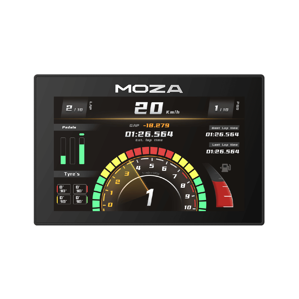 Tableau de bord numérique MOZA RACING RS16 CM HD