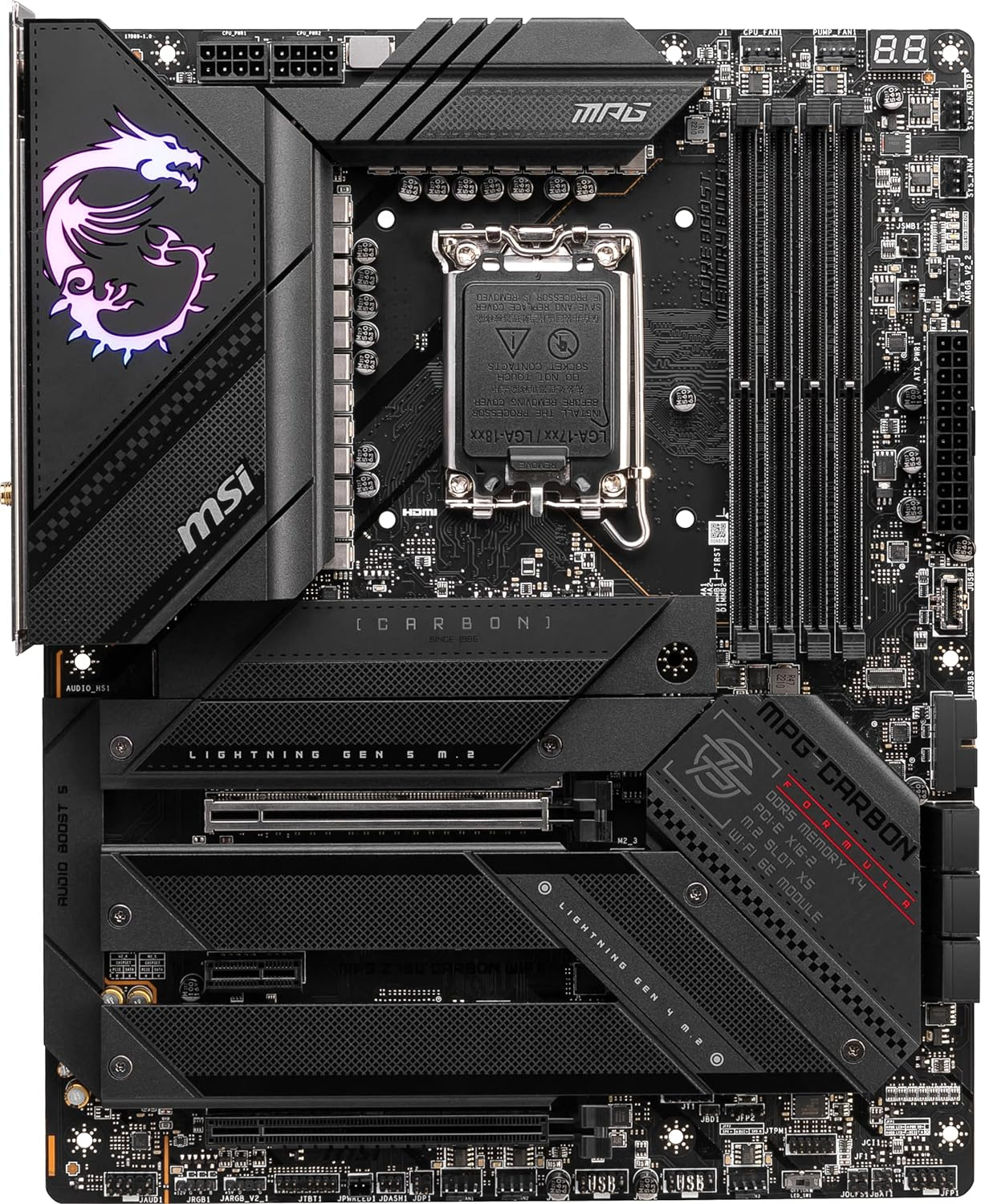 MSI MB MPG Z790 CARBON WIFI II Z790 LGA1700 Max192GB DDR5 ATX