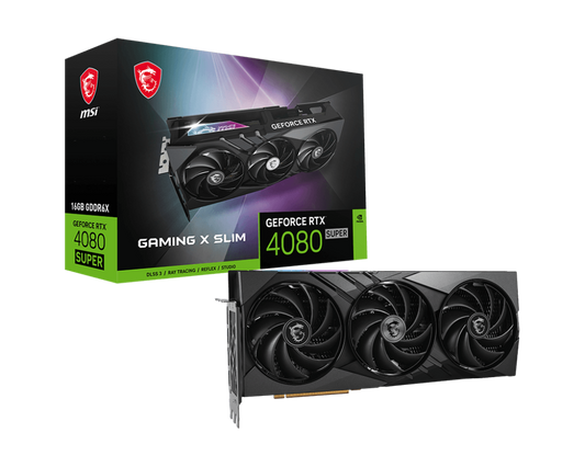 MSI VCX GeForce RTX 4080 SUPER 16G GAMING X SLIM 16GB GDDR6X 256B