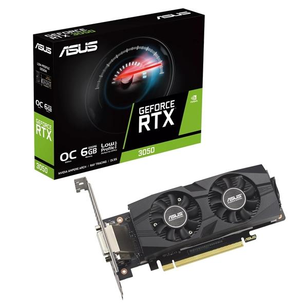 ASUS VCX RTX3050-O6G-LP-BRK GeForce RTX 3050 LP BRK OC 6GB GDDR6 96Bit