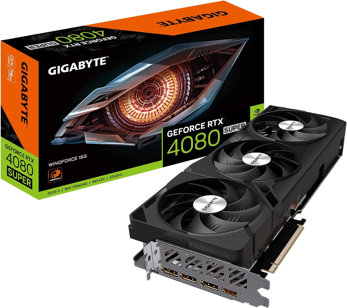 Gigaoctet WINDFORCE V2-16GD GeForce RTX 4080 Super 16 Go 256 Go