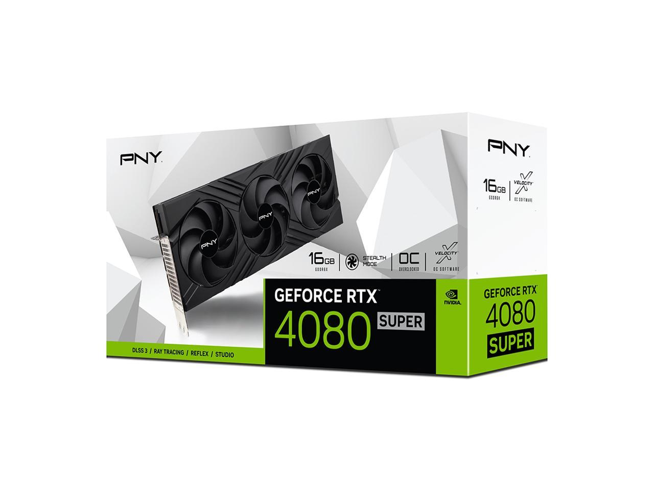 PNY GeForce RTX 4080 SUPER 16 Go VERTO overclocké