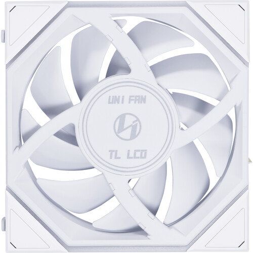 Lian Li UNI FAN TL LCD Ventilateur 120 mm (blanc, pales inversées)