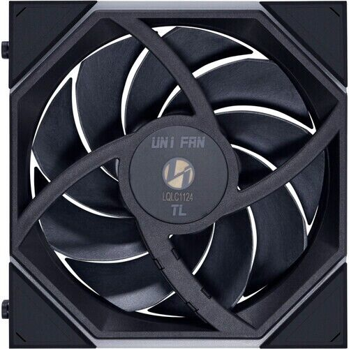 Lian Li UNI FAN TL 120mm Fan 3-Pack with Controller, Black 33 dBA 2600 rpm