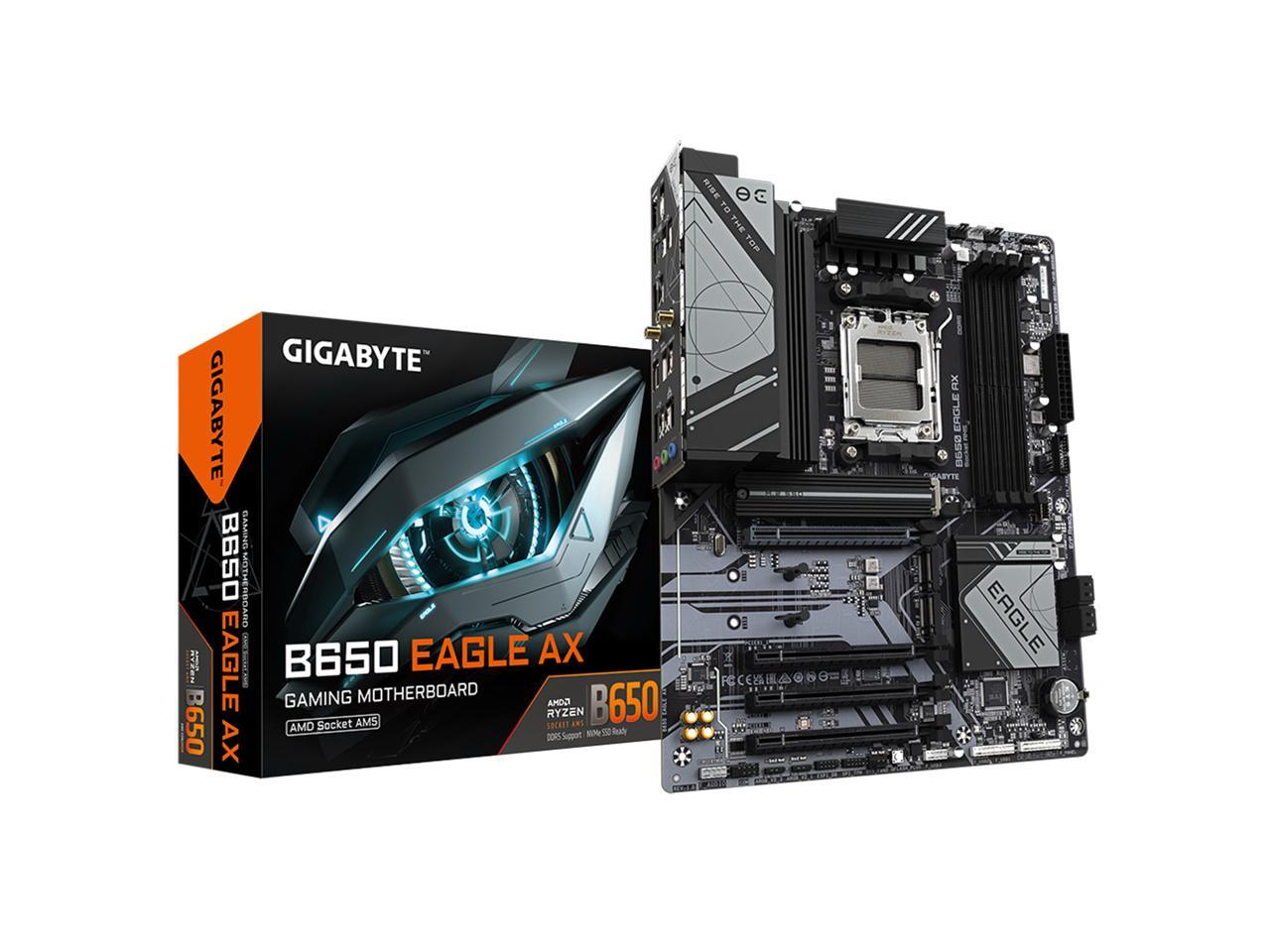 Gigabyte B650 EAGLE AX AMD AM5 Max192 Go DDR5 ATX