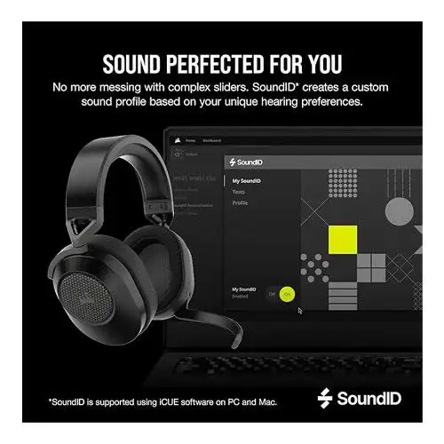 Corsair Headset HS65 Wireless Headset Carbon v2