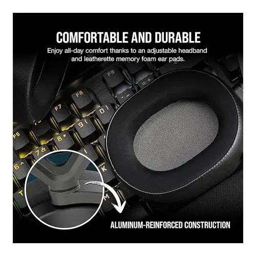 Corsair Headset HS65 Wireless Headset Carbon v2