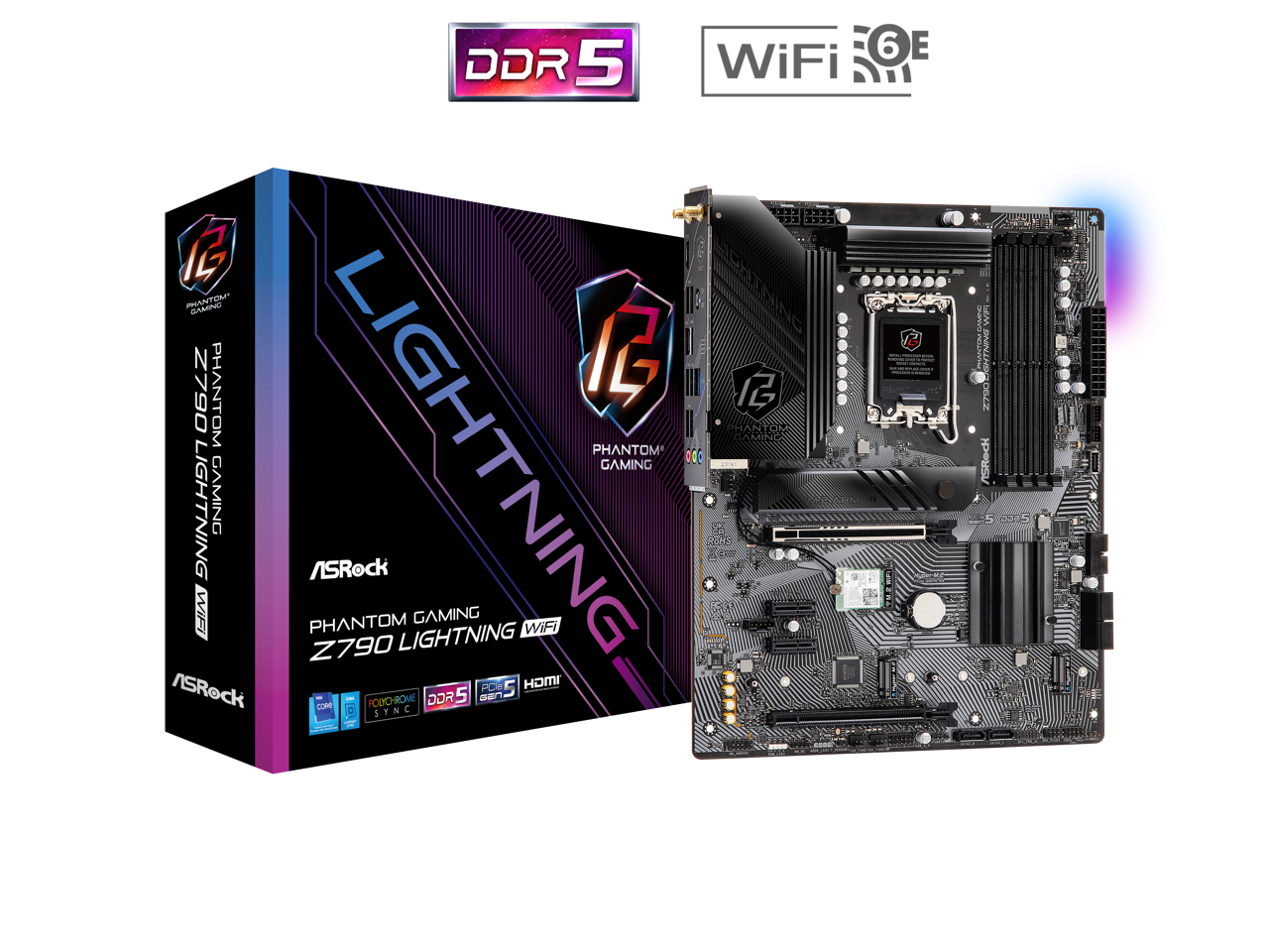 ASRock MB Z790I Lightning WiFi Z790 LGA1700 Max96GB DDR5 Mini-ITX