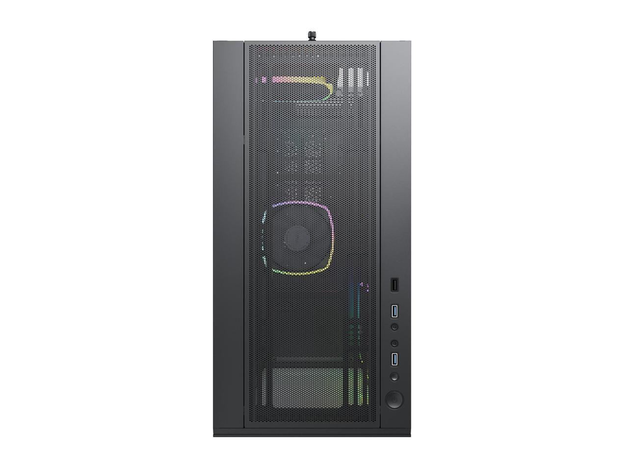 Montech Boitier SKY TWO BK MID Tower 3x2.5SSD 2x3.5HDD 4x120mm Ventilateurs ATX Noir