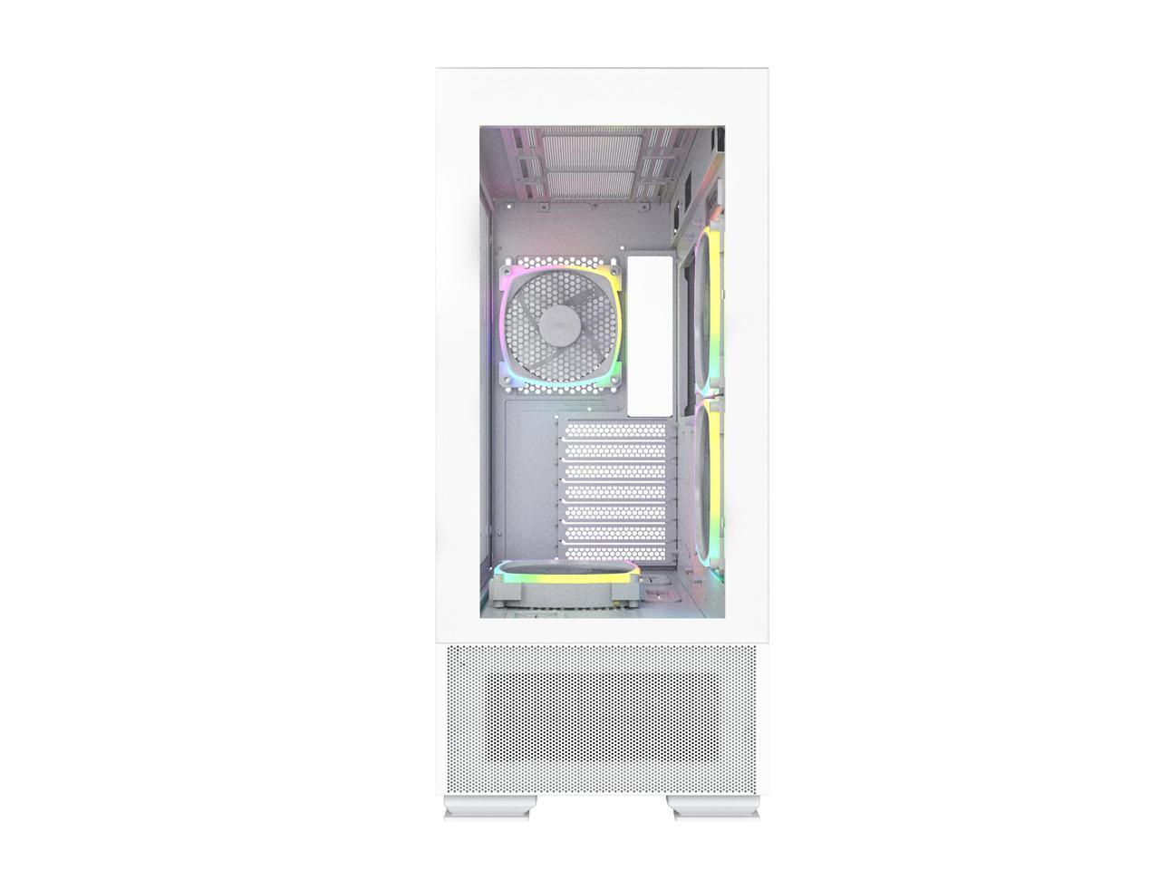 Montech Boitier SKY TWO WH MID Tower 3x2.5SSD 2x3.5HDD 4x120mm Ventilateurs ATX Blanc