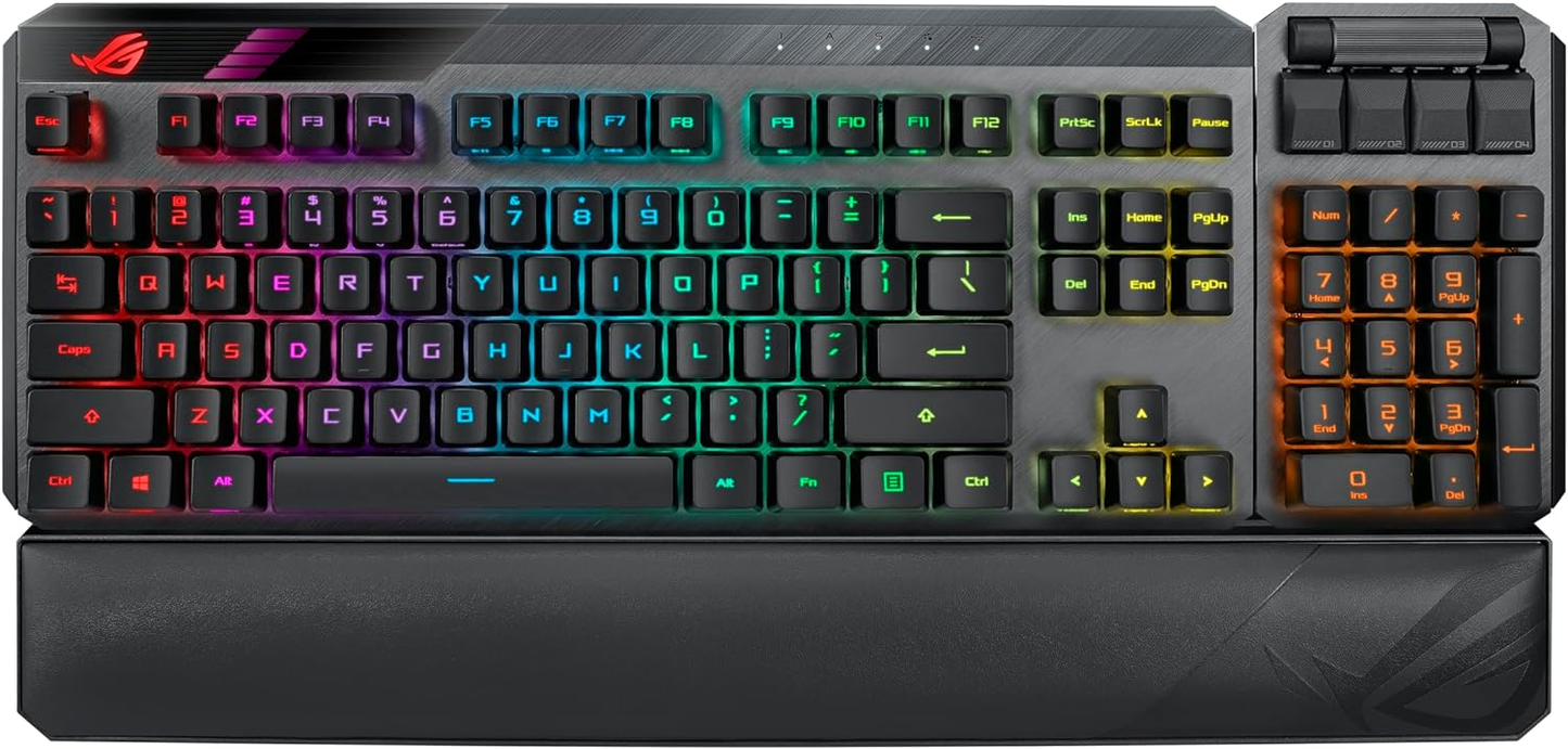 ASUS KB MA02 ROG CLAYMORE II RD US PBT Wireless ROG RX Red Switches