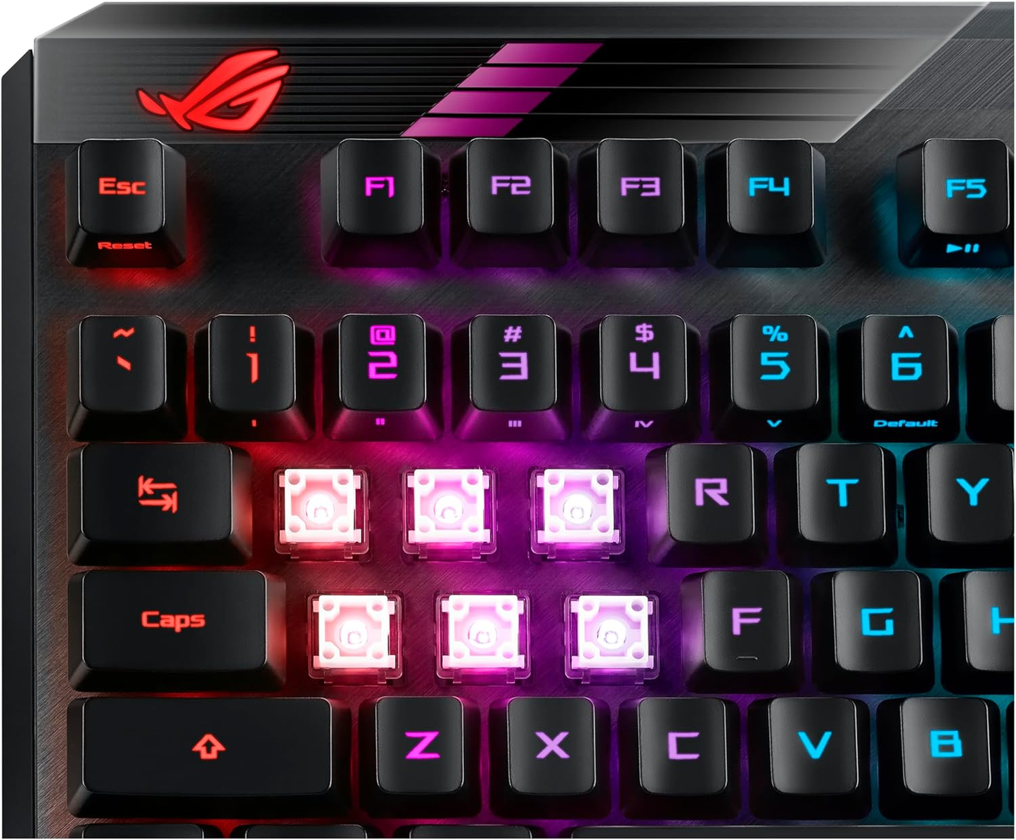 ASUS KB MA02 ROG CLAYMORE II RD US PBT Commutateurs rouges ROG RX sans fil