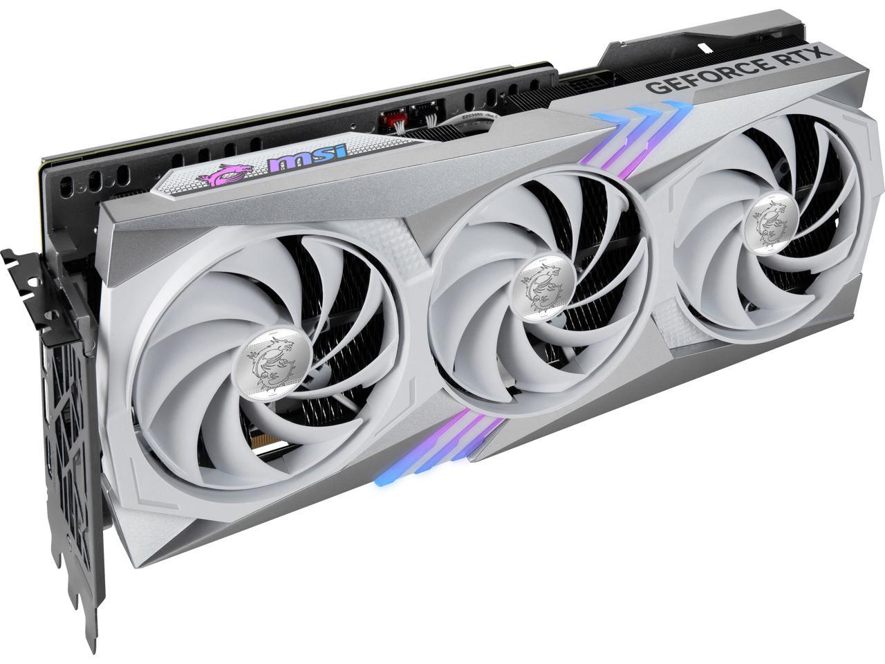 MSI VCX GeForce RTX 4070 Ti SUPER 16G GAMING X TRIO BLANC 16G GDDRX