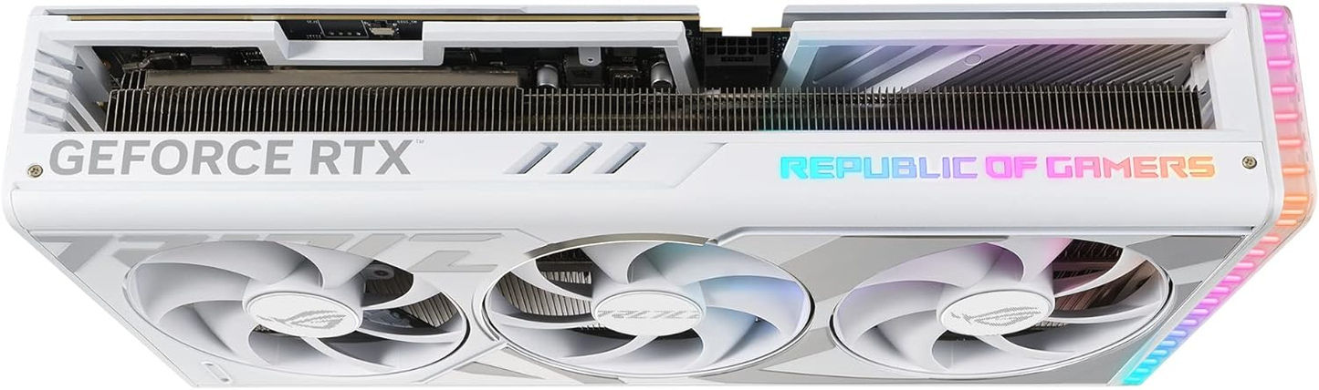 ASUS VCX ROGSTRIX-RTX4080S-O16G-W GeForce RTX 4080 SUPER 16 Go GDDR6X Blanc OC