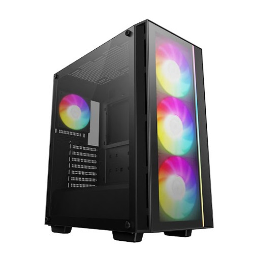 DeepCool R-MATREXX55-BCADA4-G-4 MATREXX55 V4 C Mid-Tower TG Black