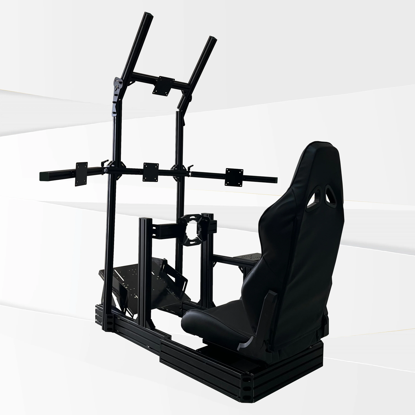 GTR Simulator GTA Revolution Aluminum Racing Cockpit Black