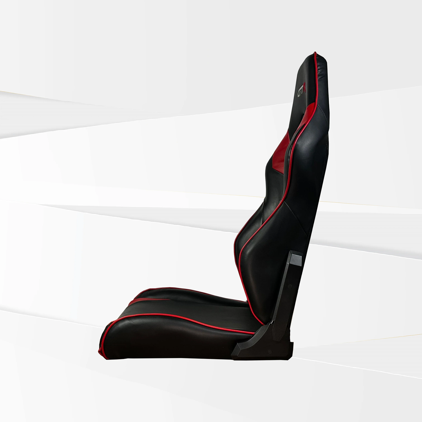 GTR Simulator FT S105LBKRD GTR Black Red Speciale Leatherette Racing Seat