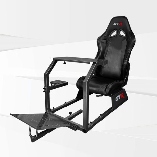 GTR Simulator FT GTA-BLK-S105LBK GTA Model Racing Simulator Cockpit Black