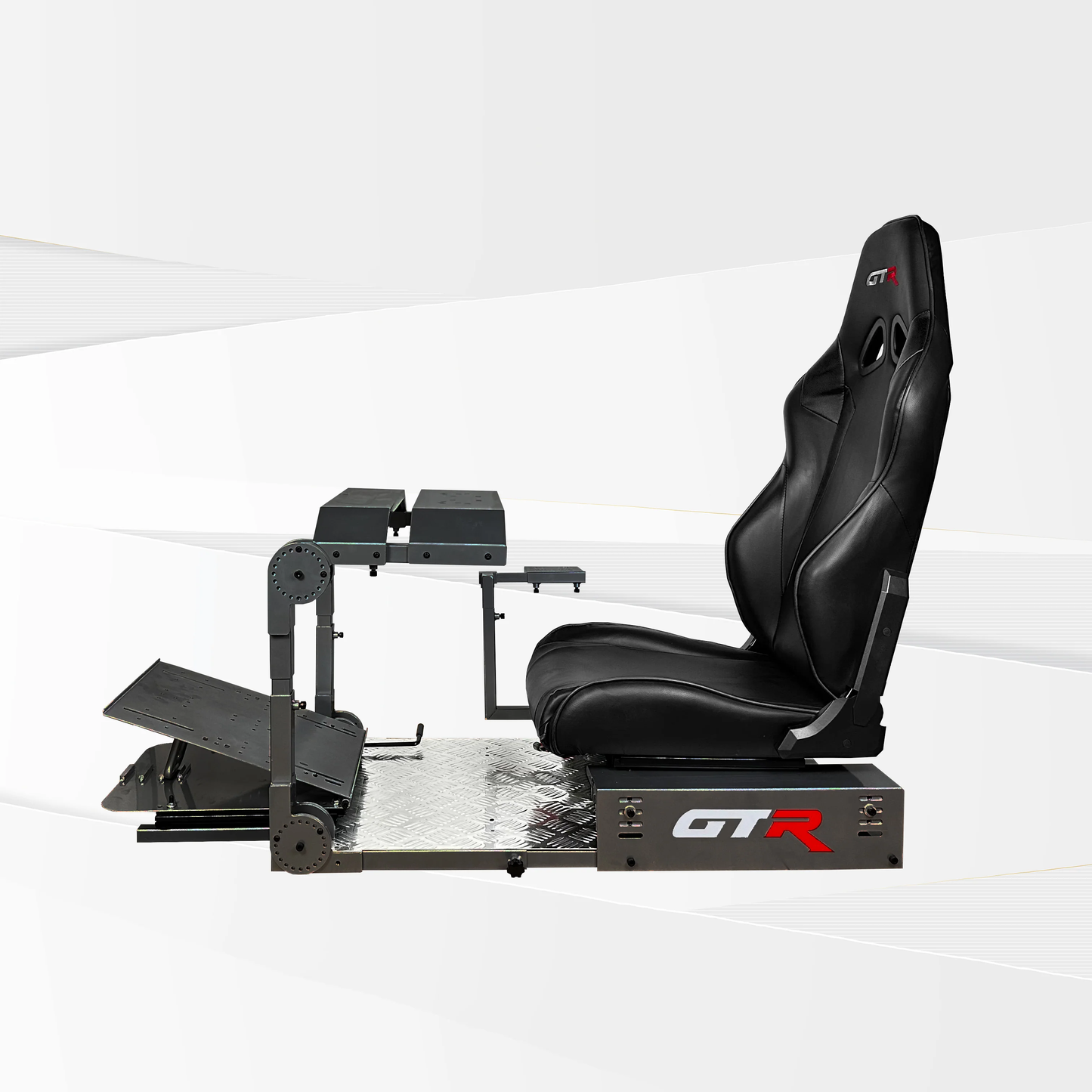 GTR Simulator FT GTAP-BLK-S105LBK GTA Pro Model Racing Simulator Cockpit Black