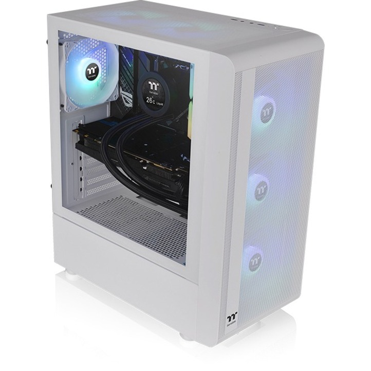 Thermaltake Case TG 4 x ARGB White Mid Tower ATX