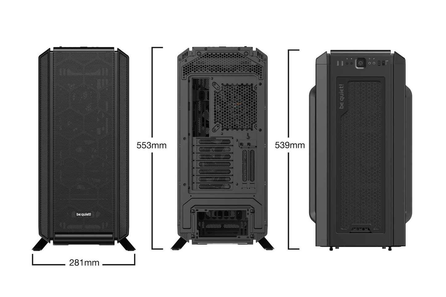 be quiet! Silent Base 802 Black E-ATX ATX M-ATX Mini-ITX ATX PS 2